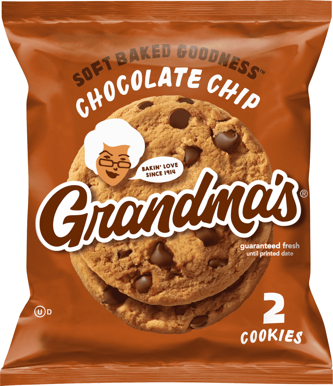 Grandma's Cookies, Chocolate Chip, (Pack of 12) Bundled by SUPERDEALS, 2.0 Oz Bag, with Mystery Gift