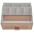 thumbnail image 6 of OnDisplay Sela Tiered Large Drawer Mirrored Acrylic Makeup/Jewelry Organizer (Rose Gold), 6 of 6