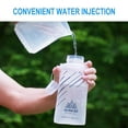 thumbnail image 2 of pitrice Gourde Souple en TPU pour Course, Bouteilles d'Eau Pliables pour Randonnée 250ml Gris, 2 of 9
