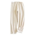 thumbnail image 2 of Bovxnpu Womens Pajama Pants Sleepwear Loungewear, Womens Fleece Pajama Pants Soft Comfortable Lightweight Elastic Pajama Bottoms Lounge Pants Sleep Pants, 2 of 6