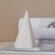 thumbnail image 5 of Velas aromáticas de cono geométrico de viaje, accesorios, regalo de empresa para el dormitorio blanco, 5 of 7