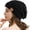 Black, variant on REDESS Slouchy Black Beanie Hat for Women Winter Warm Knit Fleece Lined Cap