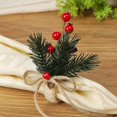 thumbnail image 3 of Ronds De Serviette De Nol, Anneau Porte-serviette Rouge Boucle De Serviette De Nol Cadeaux De Vacances De Nol Dcoration De Table De Mariage (6pcs) Bet, 3 of 5