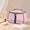 Clear, variant on Preppy Patch "SWIM" White Letter White Cosmetic Toiletry Bag, PU Leather Portable Makeup Bag, Daily Use Storage, Pouch Toiletry Purse Waterproof Organizer, for Travel Varsity Women Girls