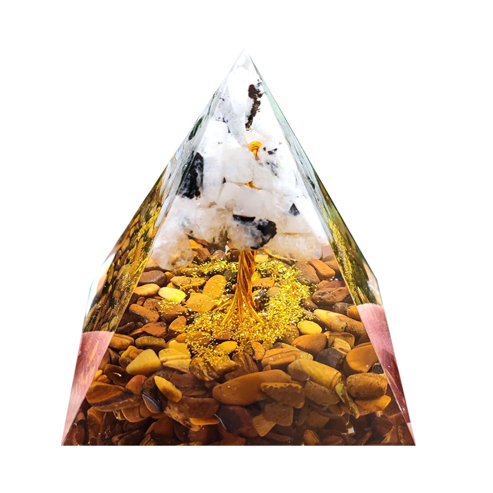 5cm Orgonite Pyramid Orgone Energy Converter Crystal Stone Healing Chakra 