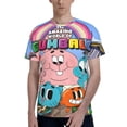 thumbnail image 3 of Amazing World of Gumball Shirt 3d Printed T Shirt Crewneck Short Sleeve Top Tees For Mens, 3 of 8
