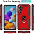 thumbnail image 2 of xianyou-for Samsung Galaxy A35 5G case with Screen Protector,Samsung A35 5G case,360° Rotation Ring Kickstand Heavy Duty Protection case Shockproof Cover with Magnetic car Mount for Samsung A55 5G(Re, 2 of 4