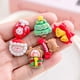 thumbnail image 5 of Decoraciones navideñas, adornos navideños, pegatina navideña para nevera, simpático imán decorativo de Papá Noel, pegatina magnética tridimensional para árbol de Navidad, adhesivo funcional de resina, 5 of 6