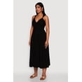 thumbnail image 3 of Womens Haute Monde Linen Wood Beaded Strap Sundress, 3 of 4
