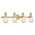 thumbnail image 4 of Warm Brass Four Light Bathroom Vanity from the Adams Collection, 4 of 5