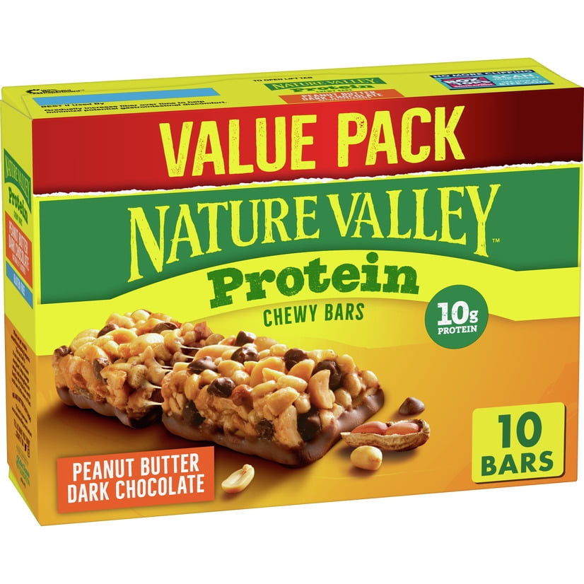 Nature Valley Chewy Granola Bars, Protein, Peanut Butter Dark Chocolate