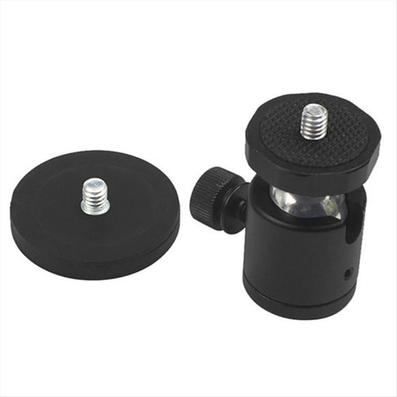Base de Soporte de Succión Magnética con Orificio de Rosca de 1/4 Pulgada y Cabezal Esférico de 360°, Soporte para Cámara con Ventosa.