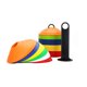 thumbnail image 2 of Juego de 10 conos de disco de agilidad para entrenamiento multideportivo con soporte de plástico para discos de juego de pelota de fútbol, 2 of 5