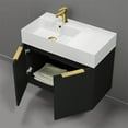 thumbnail image 7 of Nameeks Derin-3217-W-C-L Derin 32" Wall Mounted Single Basin Vanity Set - Gloss White /, 7 of 7