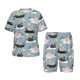thumbnail image 1 of Fotbe Swan Princess On Lake Pijama Estampada de 2 Piezas para Niños – Ropa de Dormir de Manga Corta Cómoda para Niños y Niñas, Camiseta y Shorts de Algodón-4X-Large, 1 of 6