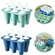 thumbnail image 1 of Moldes para Helado 6 Celdas 2 Formas, Molde para Helado, Molde para Paletas DIY Reutilizable para Helado Casero, Sorbete, Jalea, Yogur, Jugo (2 Piezas, 2 Colores), 1 of 5