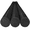 Black, variant on Oodles of Noodles Extra Long Solid Core Pool Noodles - 55 inch x 2.75 inch Swim Tubes for Swimming, Exercise, Water Activities - 3 Pack (Black)