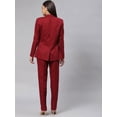 thumbnail image 2 of Tweed Pantsuit - Wine Red, 2 of 6