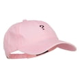 thumbnail image 5 of Mini Question Mark Embroidered Washed Cap - Pink OSFM, 5 of 5