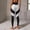 Gray, variant on Blmnix Cotton Pants Christmas Pants for Women Girlfriend Valentine Leggings Slim-Leg Regular Loose Pants for Women,Free Size