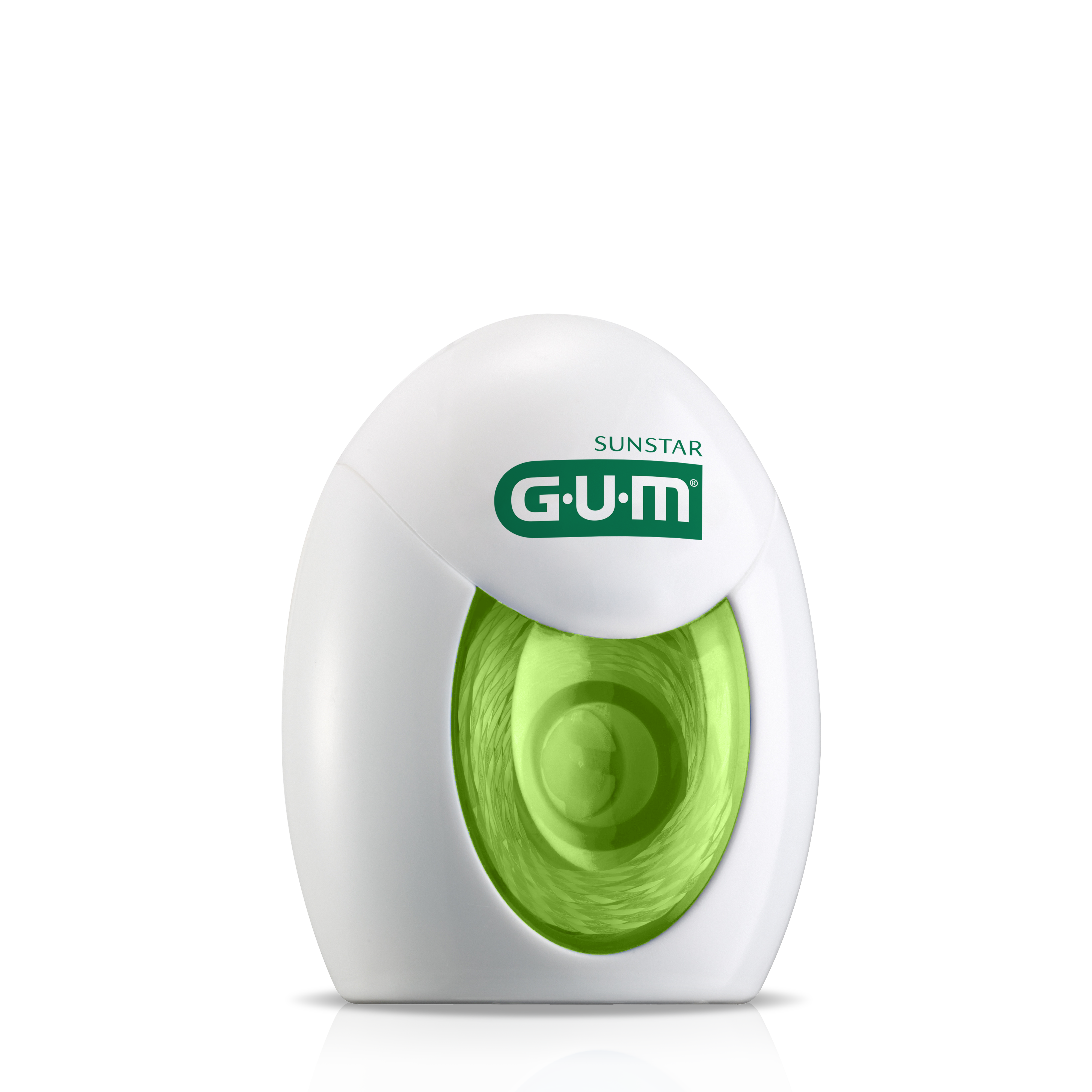 GUMᴹᴰ Dual-Defence Fil Torsadé, élimine 2 fois plus de plaque dentaire tout en couvrant 30 % de surface en plus, avec un arôme de menthe.