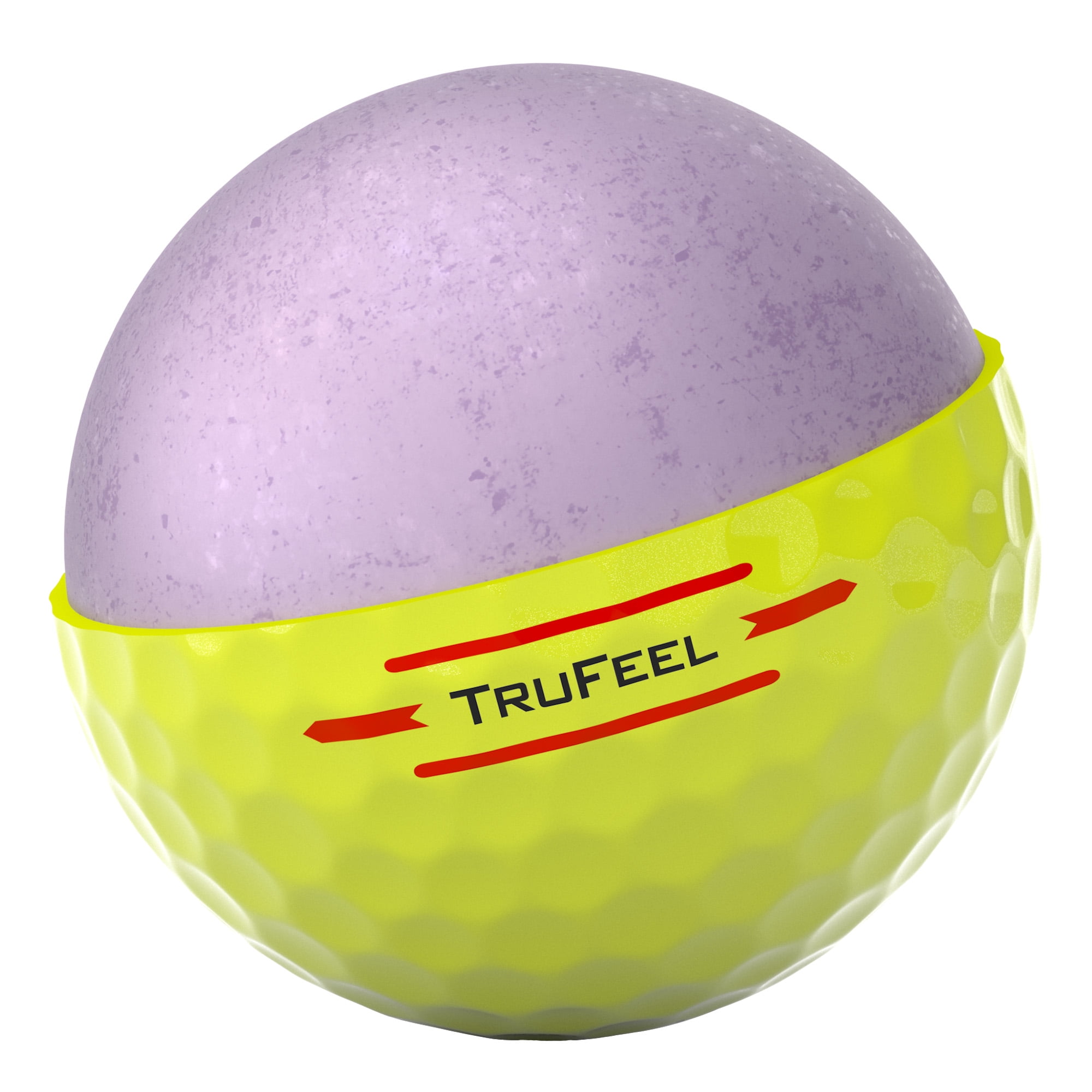 (2 pack) 2024 Titleist TruFeel Yellow