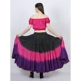 thumbnail image 5 of Wevez Plus Size 40 Inches Long Tribal Fusion 25 Yard Skirt (BRJ), 5 of 5