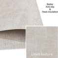 thumbnail image 3 of Manteles individuales duraderos para mesa de comedor Impermeable Lavable Fácil de limpiar Juego de 6 manteles individuales antideslizantes, 3 of 5