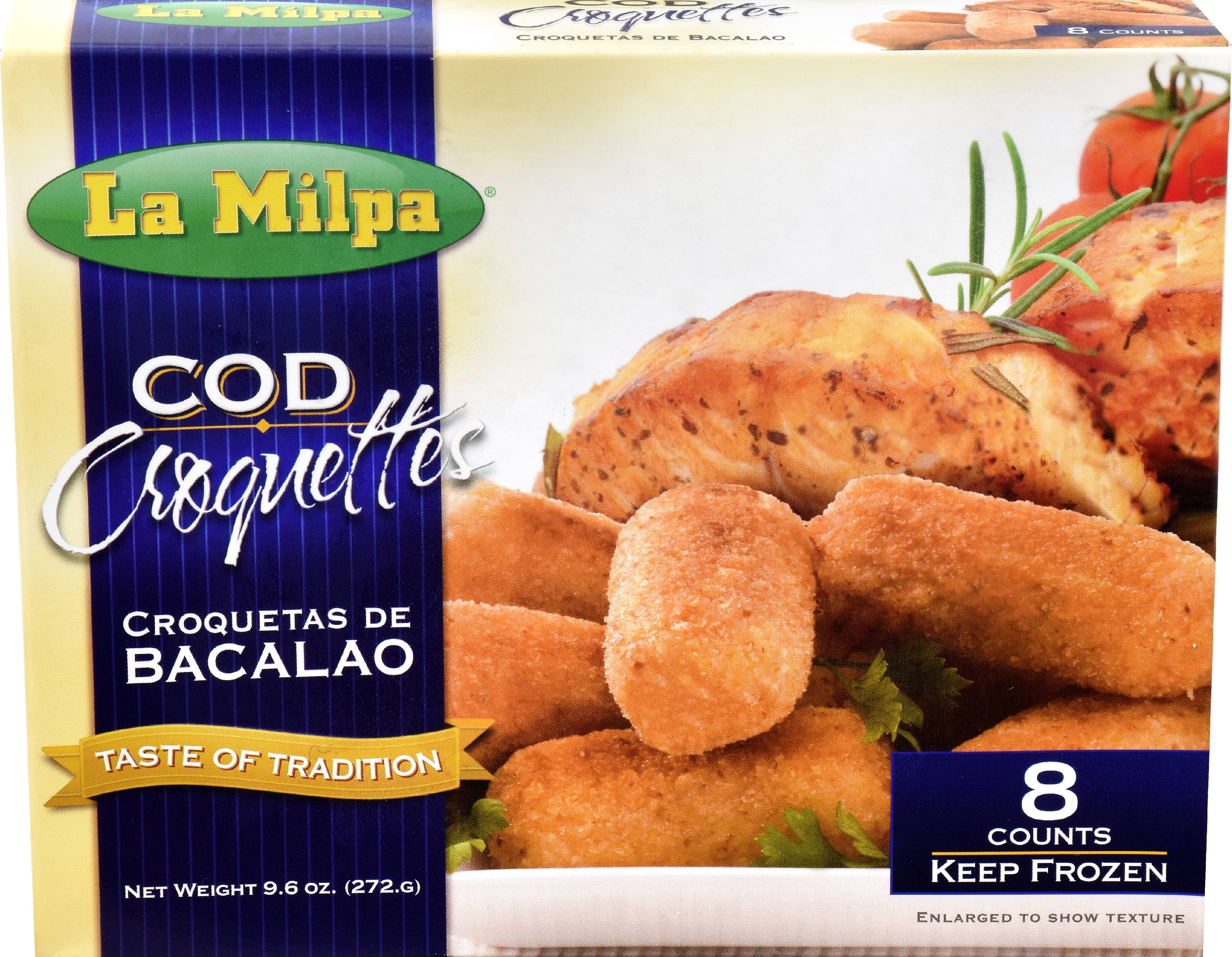 La Milpa Frozen Cod Croquettes 8 Ct, 9.6 oz