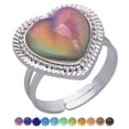 thumbnail image 1 of Anillo sensible al agua que cambia de temperatura Anillo sensible para piedras preciosas Anillos sensibles al color, 1 of 8