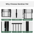 thumbnail image 4 of Dog Playpens H Panels Dog Pen Outdoor/Indoor Dog Fence Exercise Pen for Small/Medium/Large Dogs Foldable Pet Play Yard Gate with Gravity Automatic Lock Pet Playpen, 4 of 8