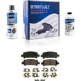 thumbnail image 3 of Detroit Axle - Rear Brake Kit for 2000-2004 Subaru Outback Legacy 2003-2006 Baja Drilled & Slotted Disc Brake Rotors Ceramic Brakes Pads Replacement [Rear Disc Models], 3 of 5