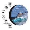 thumbnail image 5 of Easygdp Lighthouse In Havana Wheel Sun Guard, Spare Tire Cover,Universal Trailer Suv Truck Camper Travel,Easy To Install And Remove -14 Inch, 5 of 9