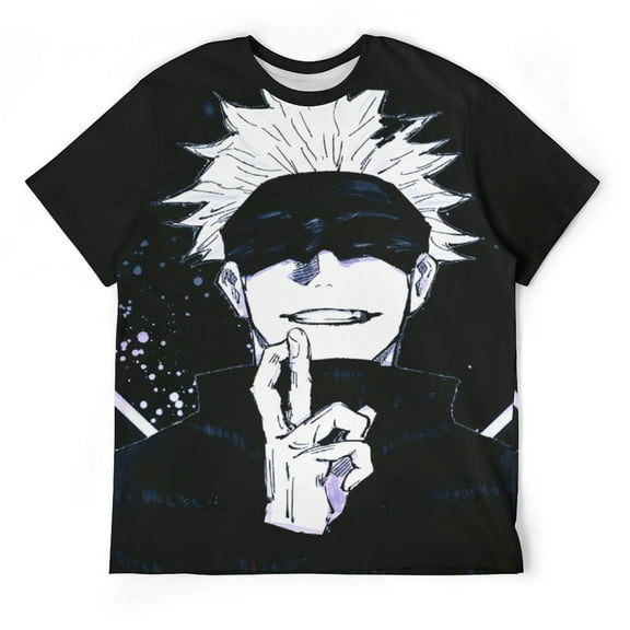 Jujutsu Kaisen Satoru Character Unisex Short-sleeve Shirt For Men Women Novelty 3D Print T-Shirt Soft Comfortable Tee Shirts