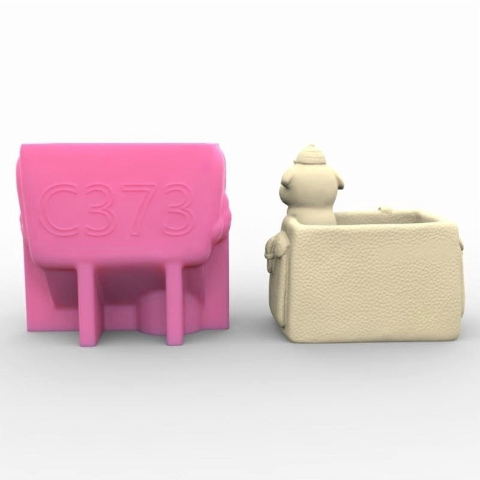 Succulent Plant Pots Silicone Mold Jewelry Storage Boxes Resin Mold DIY Concrete Flower Pot Pen Holder Mold Home Decor