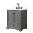 thumbnail image 4 of Wyndham Collection Wcs202030s-Qtz-Us3mxx Deborah 30" Free Standing Single Basin Vanity Set, 4 of 6