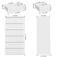 thumbnail image 3 of Homfa 7 Drawer White Dresser, Modern Chest of Drawers Storage Cabinet for Bedroom Living Room, 3 of 10