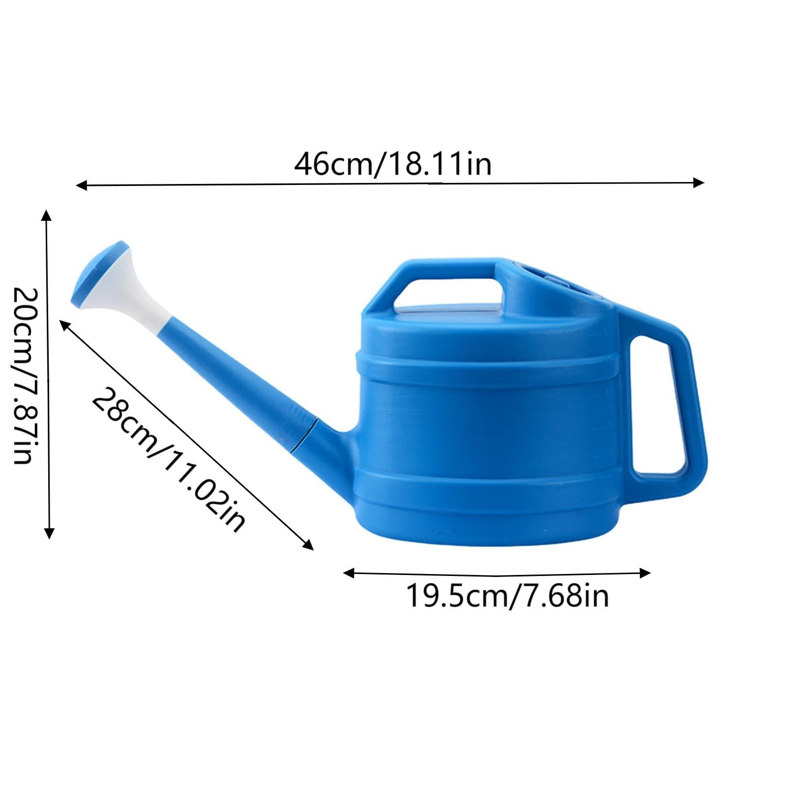 Watering Can 1 Gallon with Removable Spout - Durable Watering Pot with Ergonomic Handle for Houseplants, Garden, Flowers - Indoor/Outdoor Use