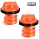 thumbnail image 3 of Eigraketly Paquete de 2 cajas refrigeradas con aislamiento para enfriador de pesca, tapones de drenaje de agua, reemplazo de bloqueo de pescado Kits de desorden para acampar Naranja, 3 of 6