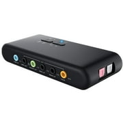 USB 7.1 Channel Surround Sound Adapter With Volume Control And Optical Audio Input