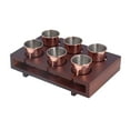 thumbnail image 1 of Ensemble de Tasses à Cocktail, 6 Pcs 100ml Tasse à Boire Plaquée Cuivre Mule Tasse Design Futuriste, 1 of 12