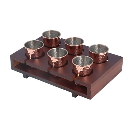 

Cocktail Cup Sophisticated Appearance 6pcs Copper Plated Mule Mug For Party