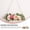 E, variant on Artificial Flowers Wedding Decor Home Floral Arrangement Single Multi-Shape Artificial Floral Wall Wreath Pendant, Mixed Bloom Foliage Ring for Living Room Front Door Wedding Farmhouse Decor