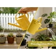 thumbnail image 5 of Watering Can Metal Watering Pot with Handle and Rosehead Modern Style, 11.4”W x 4.72”D x 8.66”H, 55 Oz.,Yellow, 5 of 7