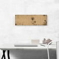 thumbnail image 2 of ARTCANVAS Dandelion Brown Beige Panoramic Canvas Art Print - Size: 36" x 12" (1.50" Deep), 2 of 9