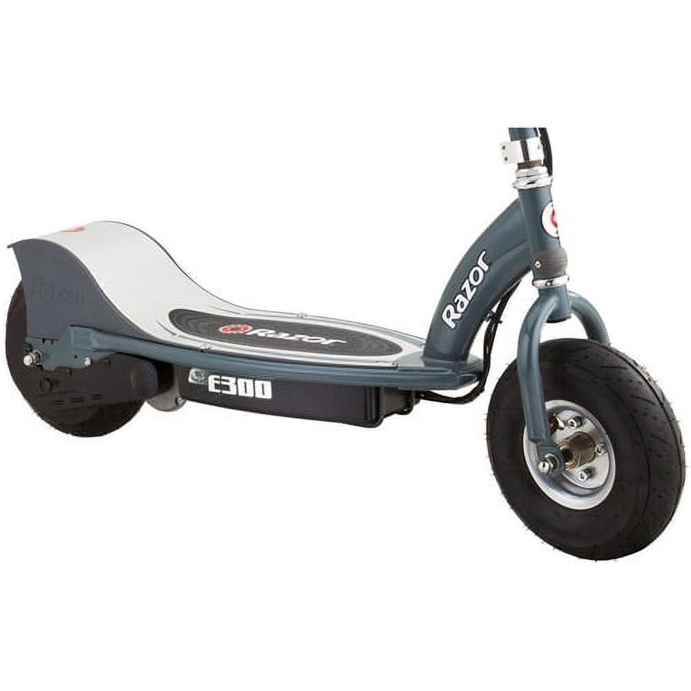 Razor E300S 24V Electric Scooter - Gray, up to 15 mph, for Teen and Adult up to 220 lbs