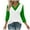 Army Green, variant on V-Neck Shirts for Women 3/4 Sleeve Fashion Fitted Casual Classic Soft Sweat-wicking Tops Beach Vacations Travel