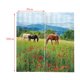 thumbnail image 2 of 2x cortina con ojales, bufanda, cinta con volantes, bufanda decorativa, cortina opaca Caballos, 2 of 9