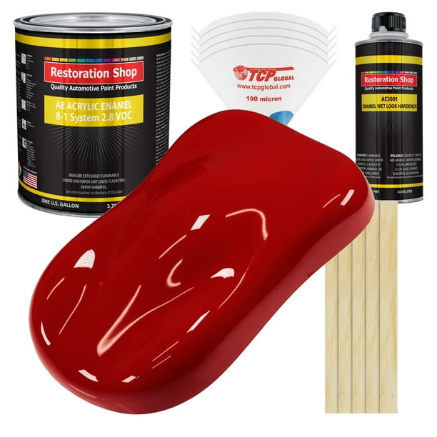 Restoration Shop Victory Red Acrylic Enamel Auto Paint, Complete