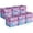 Purple, variant on Sorbus Fabric Storage Bins 11" Foldable Cubes With Handles For Pantry, Cubbies, Toy And Closet Shelving Organization - 6Pk
